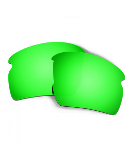 Hkuco Mens Replacement Lenses For Oakley Flak 2.0 XL Sunglasses Emerald Green Polarized